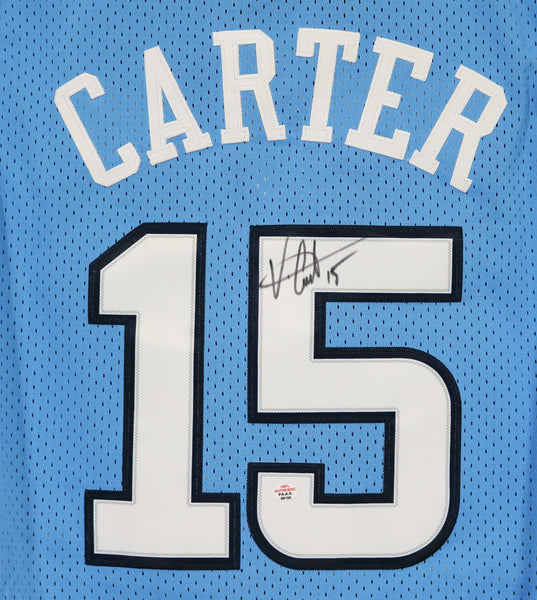 Vince Carter Signed North Carolina Tar Heels 35x43 Framed Jersey Displ –  Super Sports Center