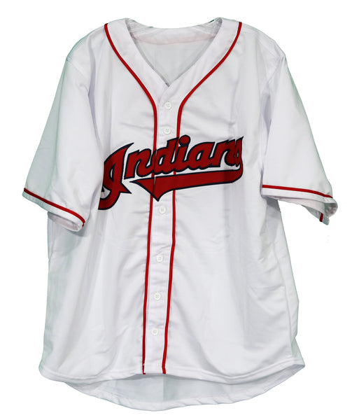 Bartolo Colon Signed Cleveland Indians White Home Jersey (JSA