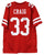 Roger Craig San Francisco 49ers Signed Autographed Red #33 Custom Jersey PAAS COA