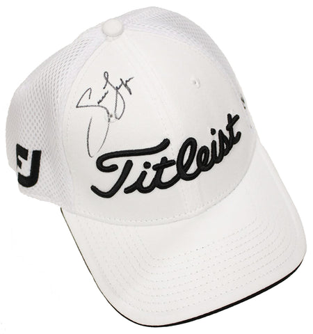 Jason Dufner Autographed Signed Titleist White Golf Cap Hat JSA COA