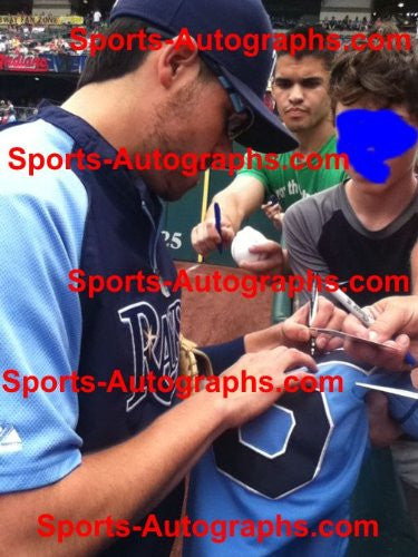 Matt Moore Tampa Bay Rays Signed Autographed Light Blue #55 Jersey JSA COA  at 's Sports Collectibles Store