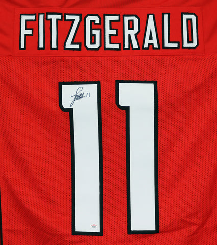 Unframed Larry Fitzgerald - Arizona Cardinals Autograph Promo Print - Jersey  Back