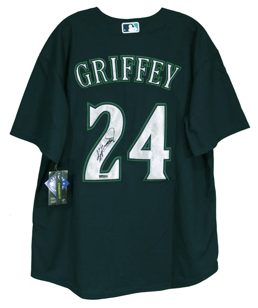 Ken Griffey Jr. Seattle Mariners Signed Autographed Blue #24 Jersey –