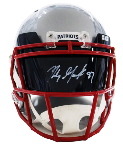 Rob Gronkowski // New England Patriots // Autographed Metallic