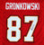 Rob Gronkowski Tampa Bay Buccaneers Signed Autographed Red #87 Custom Jersey PAAS COA