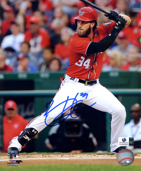 Bryce Harper Washington Nationals/ Philadelphia Phillies Signed Autographed  Baseball Card COA