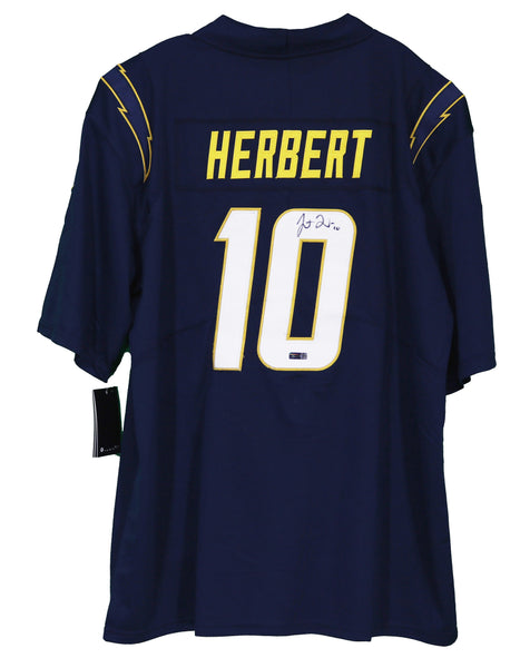 Justin Herbert Los Angeles Chargers Signed Autographed Blue #10