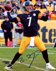 Ben Roethlisberger Pittsburgh Steelers Signed Autographed 8" x 10" Photo Heritage Authentication COA
