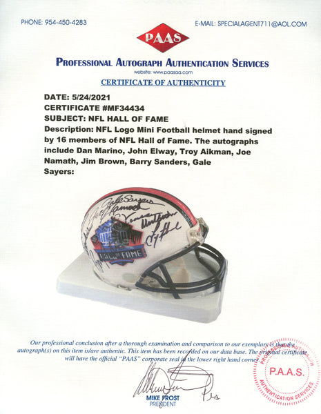 NFL Hall of fame Pro Football Michael Irvin Signed Autographed Full Size  Helmet