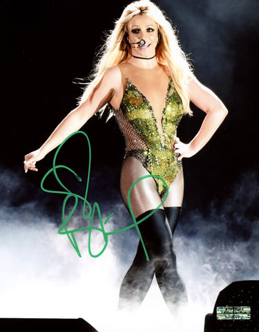 Britney Spears Signed Autographed 8" x 10" Las Vegas Photo Heritage Authentication COA