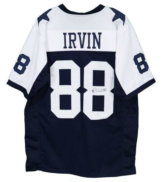 Michael Irvin Autographed Dallas (Navy Blue #88) Custom Jersey - Becke –  Palm Beach Autographs LLC