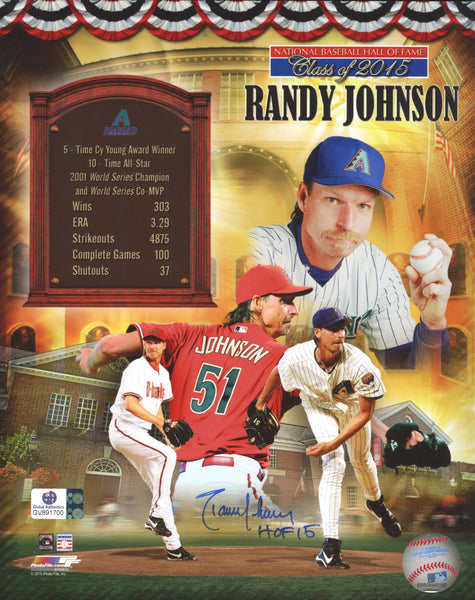 Randy Johnson Arizona Diamondbacks Signed Autographed 8 x 10 Photo –