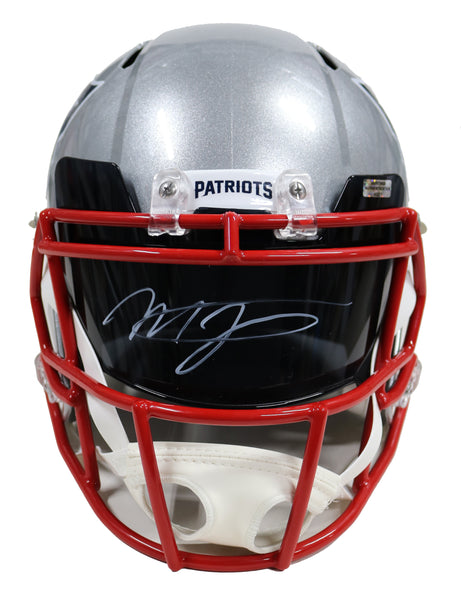 Mac Jones Autographed New England Patriots Flash Full Size