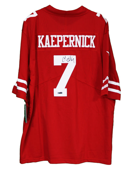 Colin Kaepernick San Francisco 49ers Signed Autographed Red Jersey –