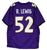 Ray Lewis Baltimore Ravens Signed Autographed Purple #52 Custom Jersey PAAS COA