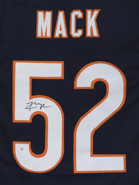 Khalil Mack Chicago Bears Signed Autographed White #52 Custom