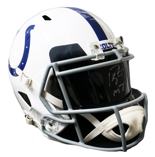 INDIANAPOLIS COLTS NFL Football Helmet with NIKE BLACK Visor / Eye