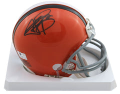 Johnny Manziel Cleveland Browns Signed Autographed Mini Helmet Global COA