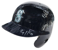Seattle Mariners 2014 Signed Autographed MLB Replica Batting Helmet - Kyle Seager