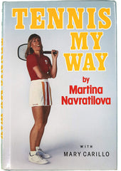 Martina Navratilova Signed Autographed Tennis My Way Book CAS COA