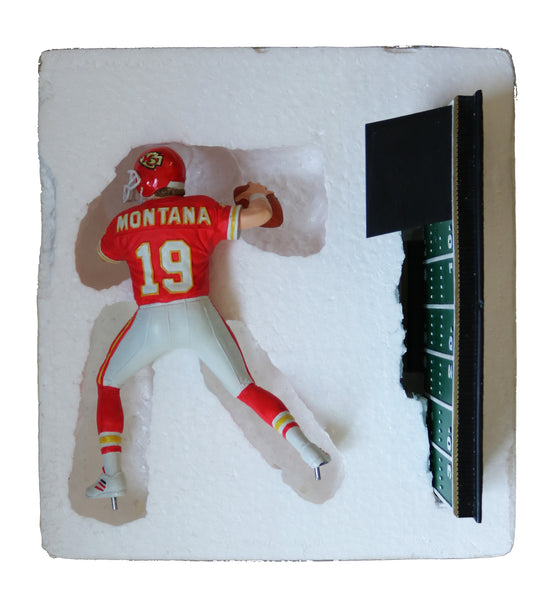 Sold at Auction: Joe Montana autographed figurine. The Salvino