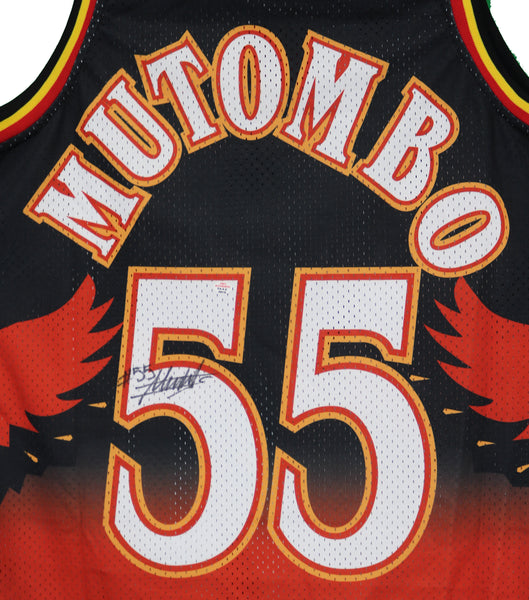 Mitchell & Ness Swingman Dikembe Mutombo Atlanta Hawks NBA 1996-97 Jersey White / XL