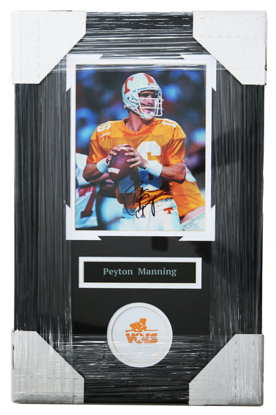 Peyton Manning SIgned Framed Tennessee Volunteers 16x20 Photo COA