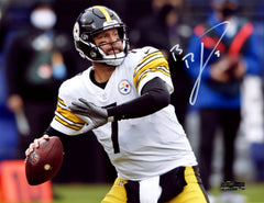 Ben Roethlisberger Pittsburgh Steelers Signed Autographed 8-1/2" x 11" Photo Heritage Authentication COA