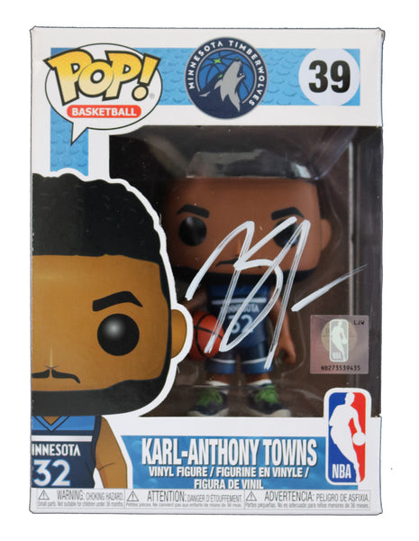 Karl-Anthony Towns Timberwolves Signed Autographed Black #32