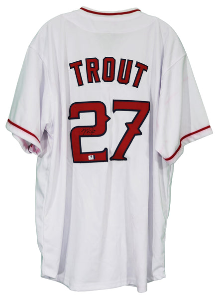 Mike Trout Los Angeles Angels Signed Autographed Red #27 Jersey COA at  's Sports Collectibles Store