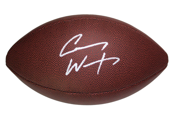 Carson Wentz Philadelphia Eagles Signed Autographed White Panel Logo  Football Global COA