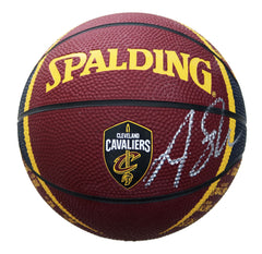 Ante Zizic Cleveland Cavaliers Signed Autographed Spalding Cavs Logo Mini Basketball CAS Witnessed COA