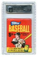 1965 Topps Baseball Unopened Sealed 5 Cent Wax Pack GAI 7.5 (NM+) 10412780