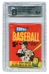 1965 Topps Baseball Unopened Sealed 5 Cent Wax Pack GAI 8.5 (NM-MT+) 10412785