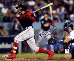Mookie Betts Boston Red Sox Signed Autographed 8" x 10" World Series Photo Global COA