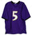 Joe Flacco Baltimore Ravens Signed Autographed Purple #5 Custom Jersey JSA Witnessed COA