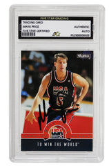 Mark Price Team USA Signed Autographed 1994 Skybox Basketball Card Five Star Grading Certified