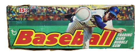 1975 Topps Baseball Wax Pack Empty Display Box