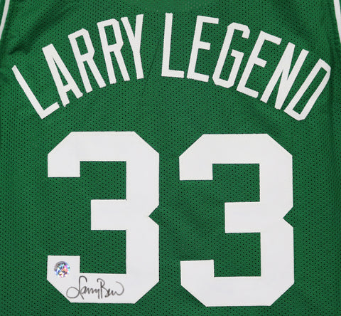 Larry Bird Boston Celtics Signed Autographed Green #33 Custom Larry Legend Jersey Player Hologram