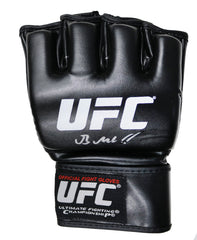 Brandon Moreno Signed Autographed MMA UFC Black Fighting Glove Beckett Witness Certification