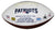 Julian Edelman New England Patriots Signed Autographed White Panel Logo Football Steiner Sticker Hologram Only