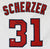 Max Scherzer Washington Nationals Signed Autographed White #31 Custom Jersey PAAS COA