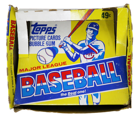 1983 Topps Baseball Cello Pack Empty Display Box