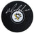 Mario Lemieux Pittsburgh Penguins Signed Autographed Penguins Logo NHL Hockey Puck Global COA with Display Holder