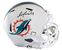 Dan Marino Miami Dolphins Signed Autographed Riddell Full Size Speed Replica Helmet JSA COA Sticker Hologram Only