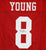 Steve Young San Francisco 49ers Signed Autographed Red #8 Custom Jersey JSA Witnessed COA