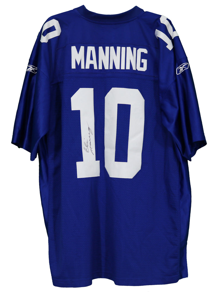 Eli Manning Authentic ReeboK Starter NY Giants #10 Jersey w/3 Players  Signatures