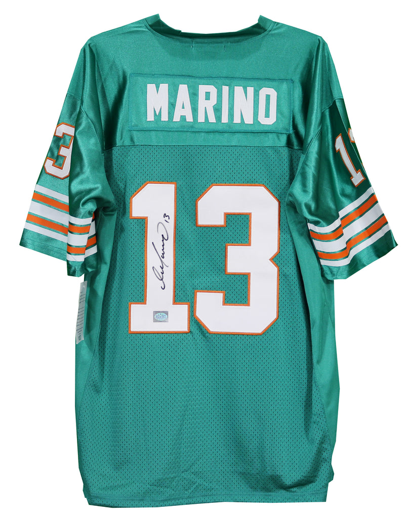 Dan Marino Miami Dolphins Signed Autographed Aqua #13 Jersey –