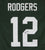Aaron Rodgers Green Bay Packers Signed Autographed Green #12 Custom Jersey PAAS COA
