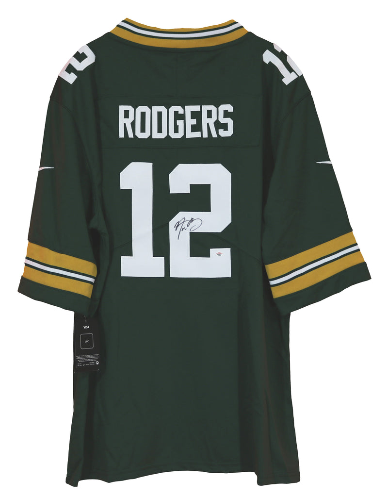 Autographed Signed Aaron Rodgers 12 NFL Green Bay Packers Jersey